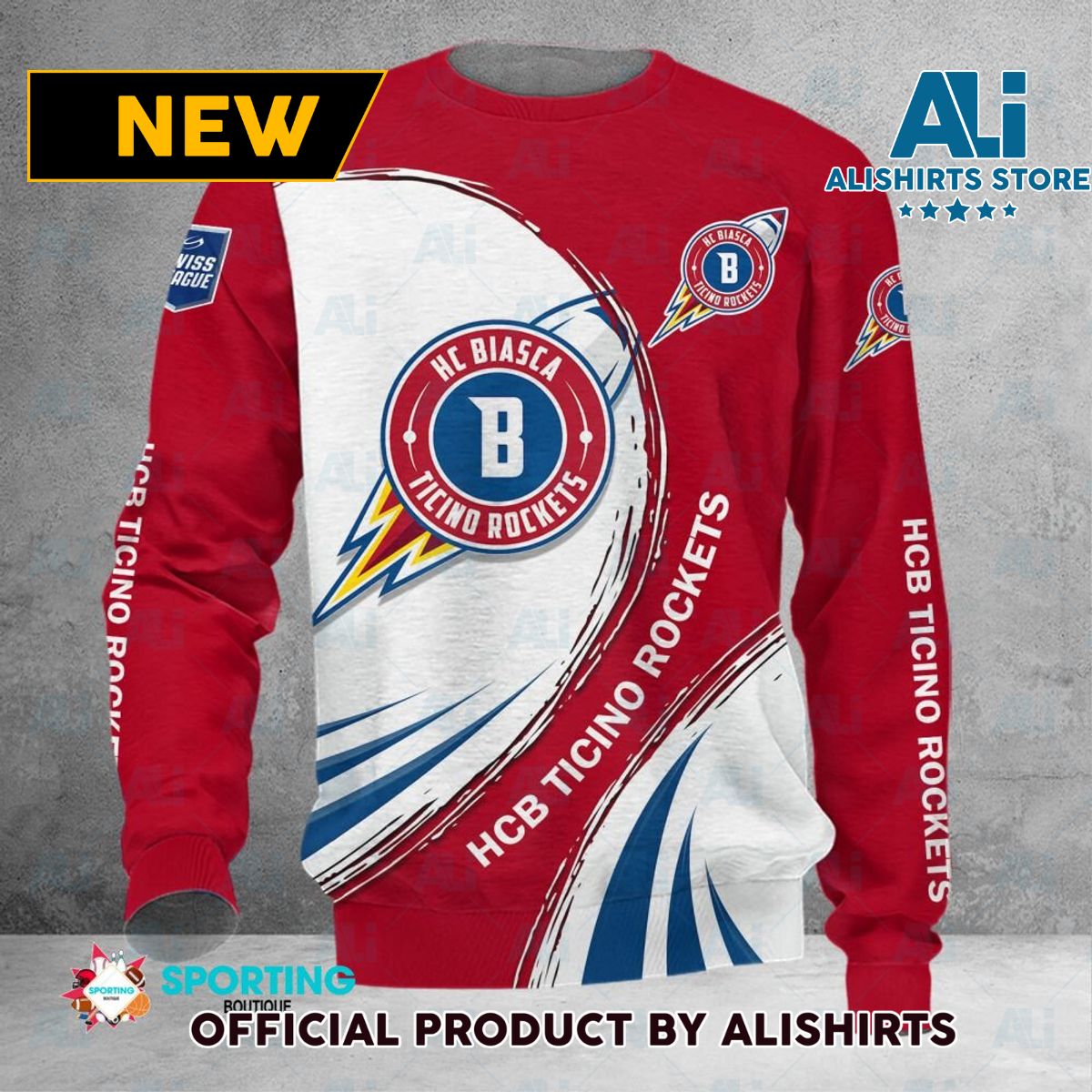 HCB Ticino Rockets Swiss League Hockey Sweater