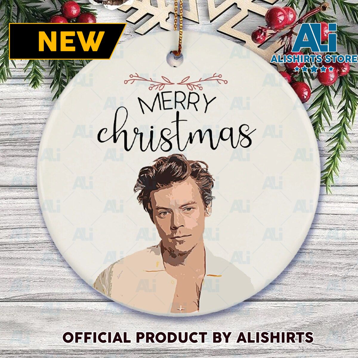 Harry Styles Marry Christmas Ornament Gifts