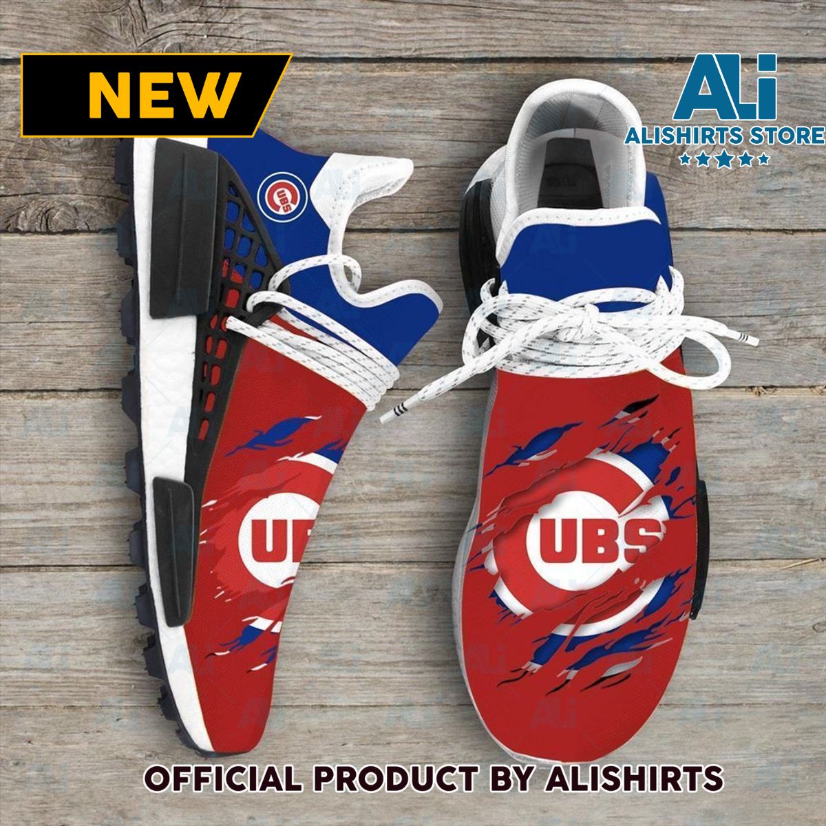 Chicago Cubs MLB Sport Teams NMD Human Race Adidas NMD Sneakers