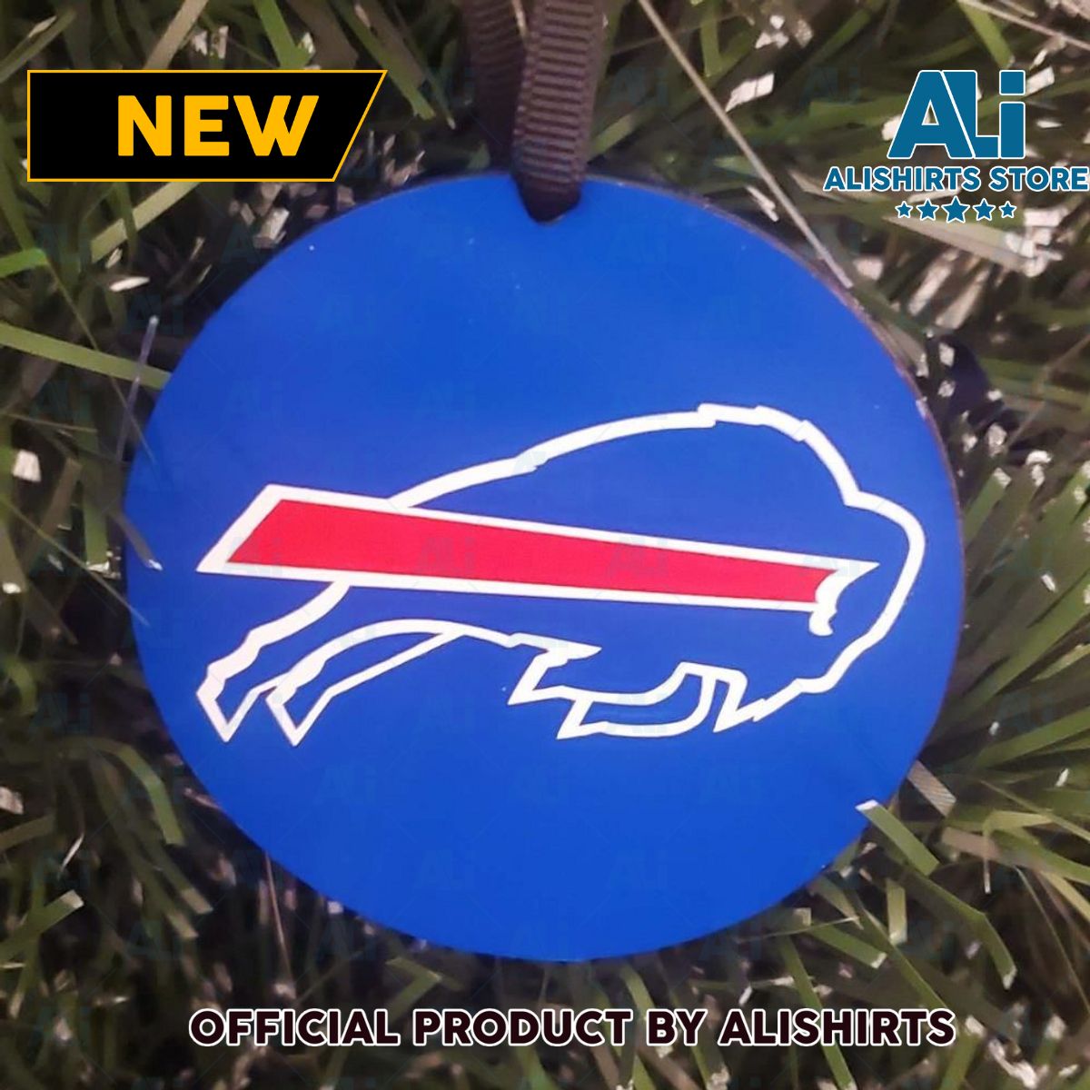 Buffalo Bills Logo Christmas Hanging Tree Nfl Football Ornaments