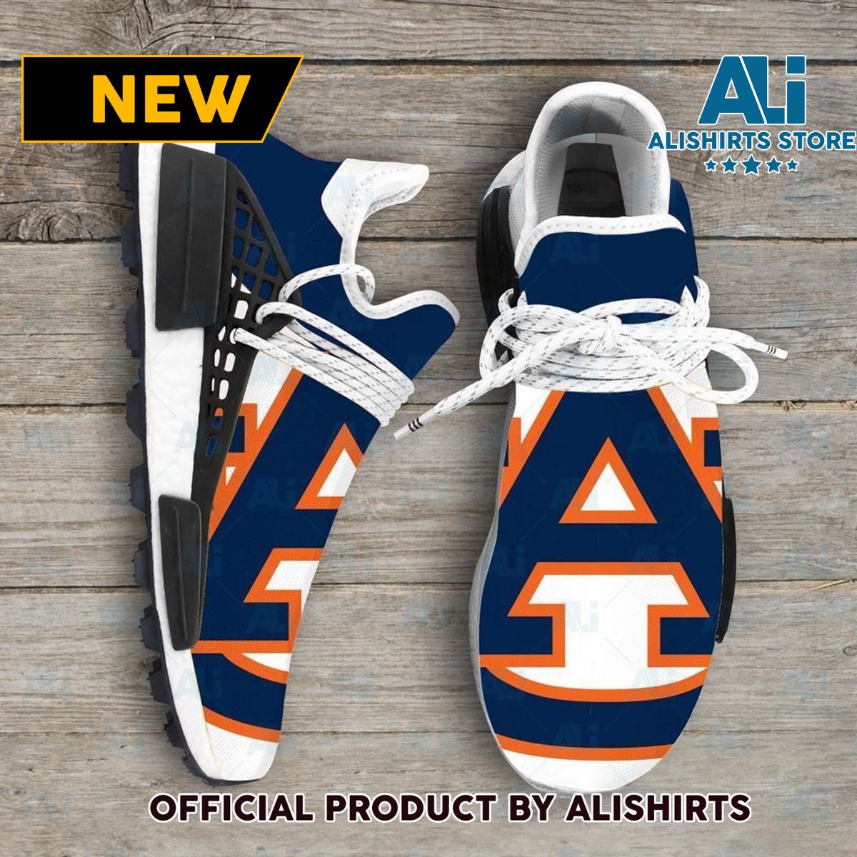 Auburn Tigers NCAA Sport Teams Human Race Adidas NMD Sneakers