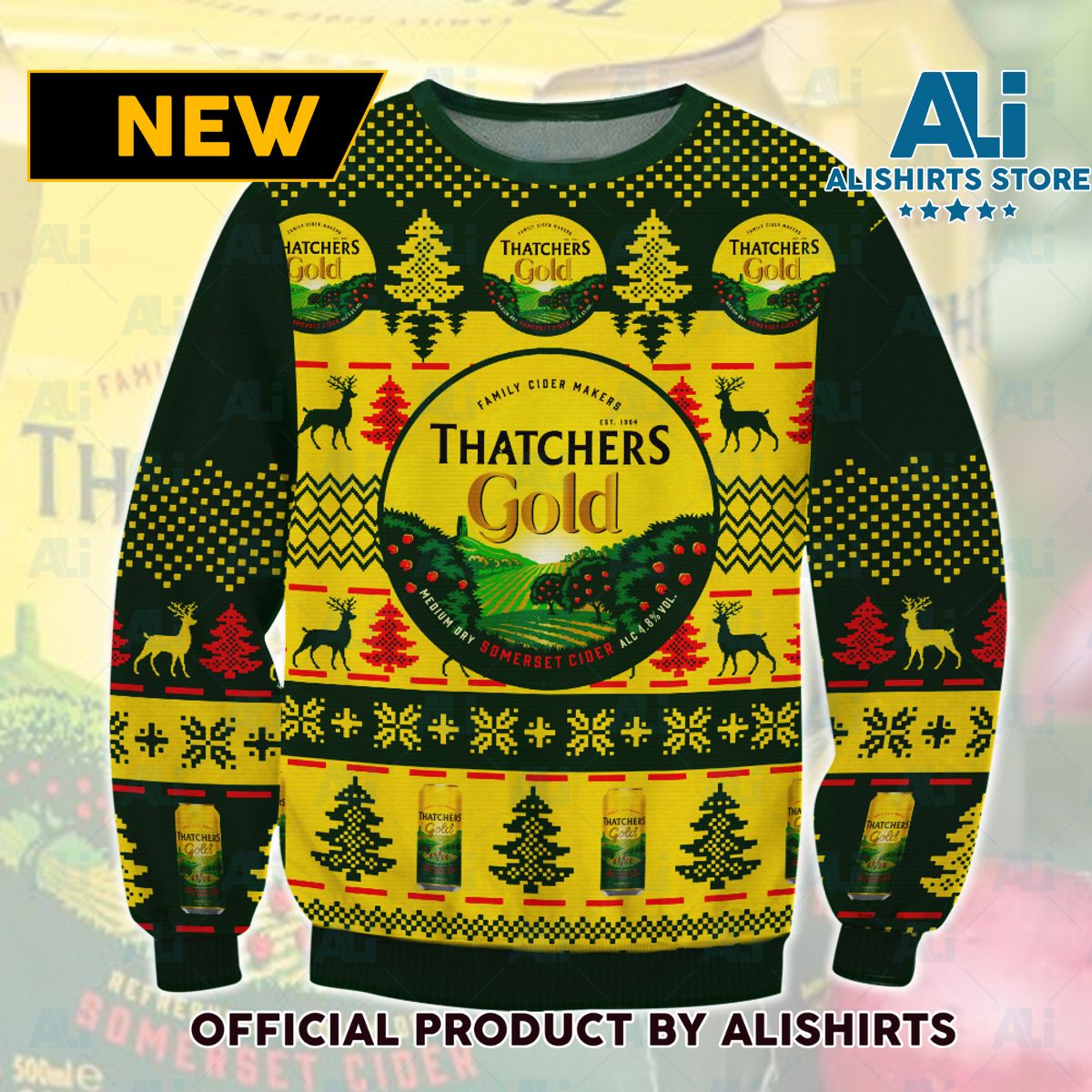 Thatchers Gold Ugly Sweater