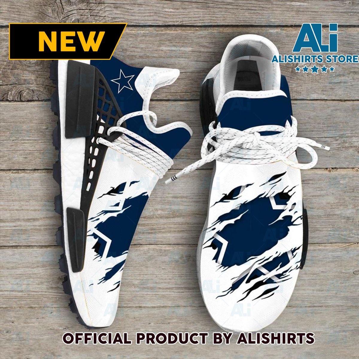 Dallas Cowboys NFL Sport Teams NMD Human Race Adidas NMD Sneakers