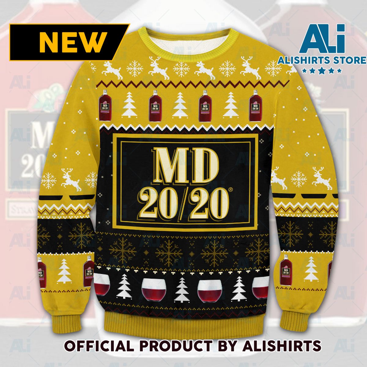 MD 20 20 Ugly Christmas Sweater