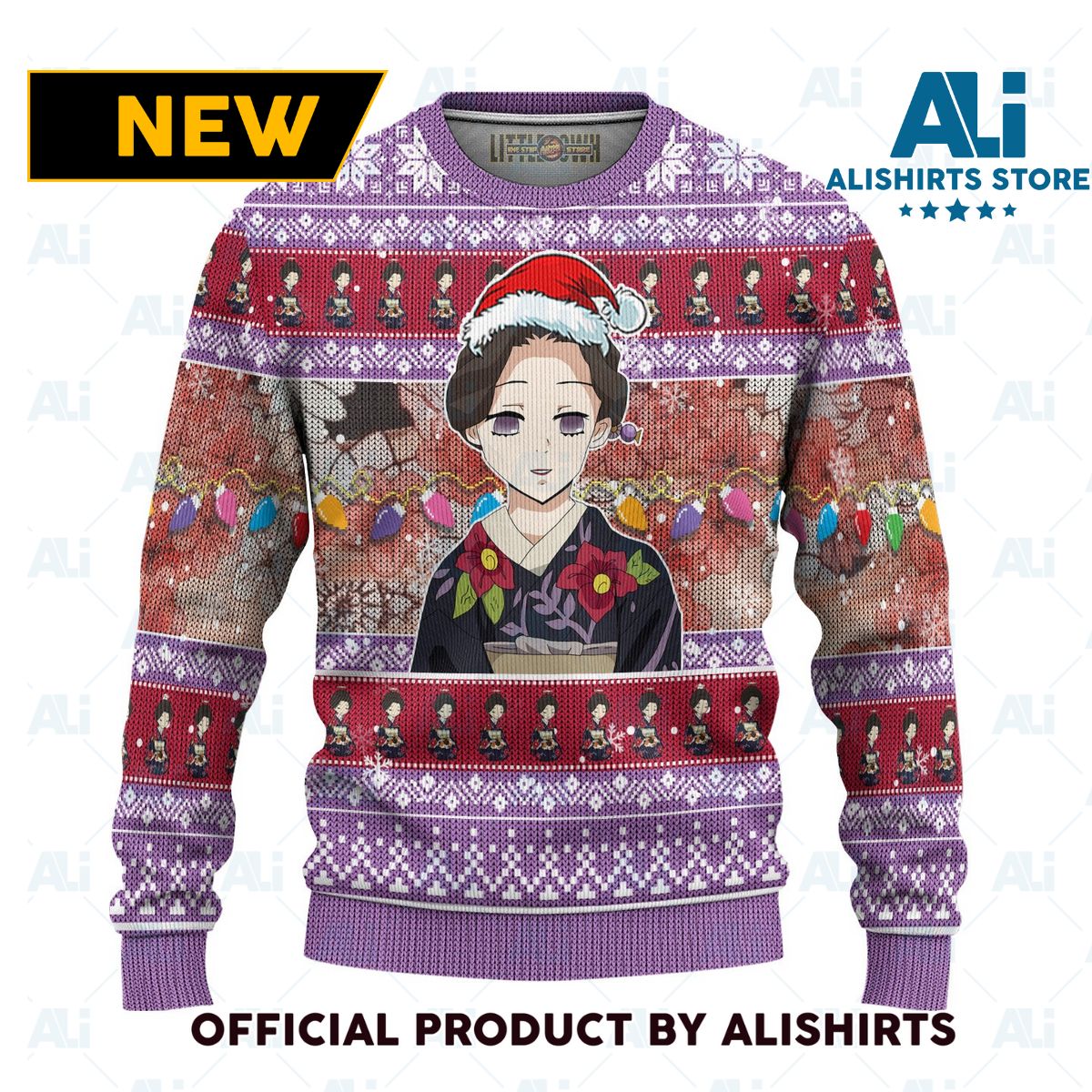 Demon Slayer Tamayo Anime Ugly Christmas Sweater