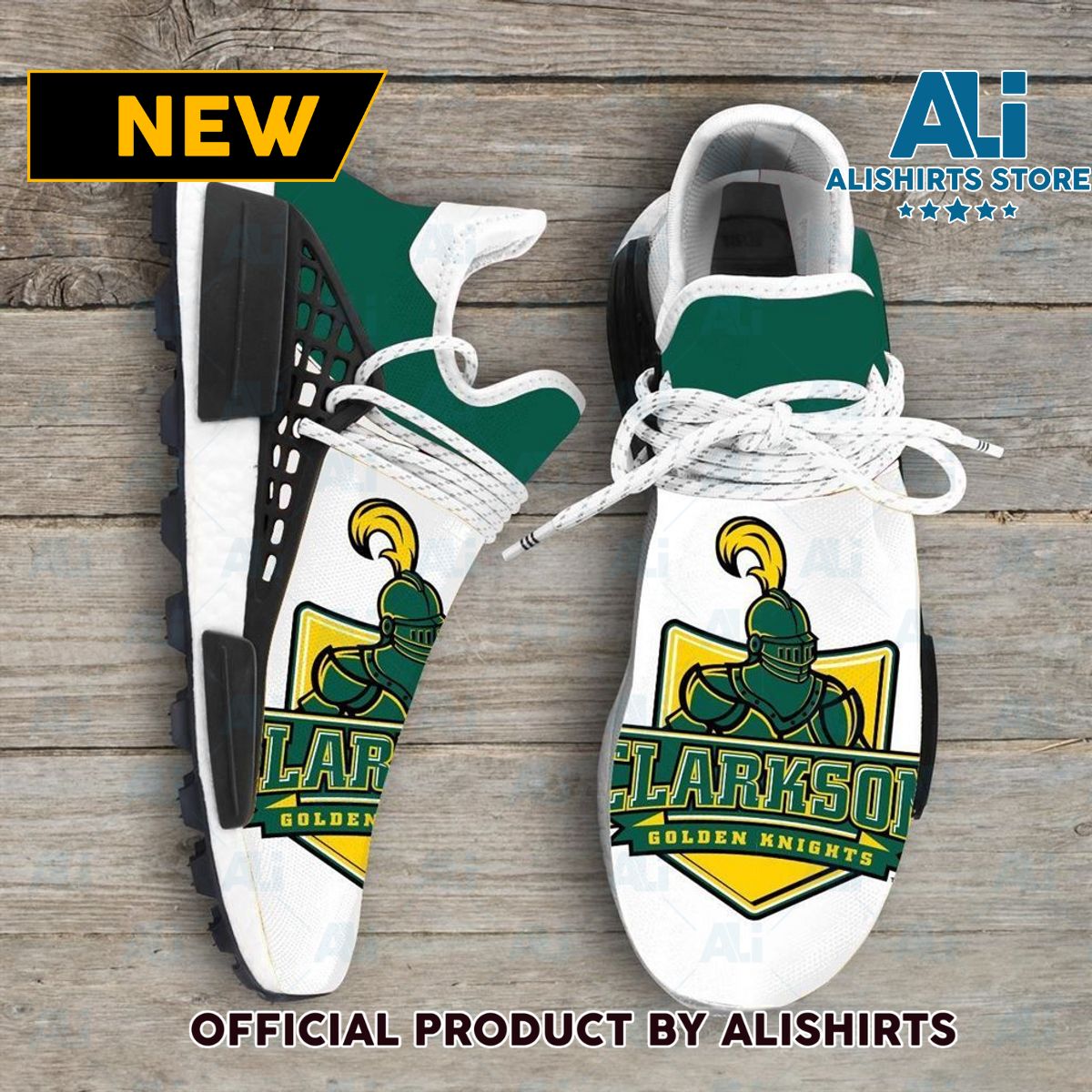 Clarkson Golden Knights NCAA Sport Teams Human Race Adidas NMD Sneakers