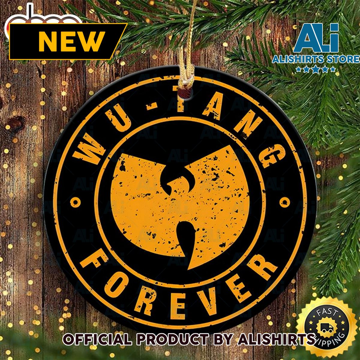 Wu Tang Clan Forever Wu Tang Christmas Ornament