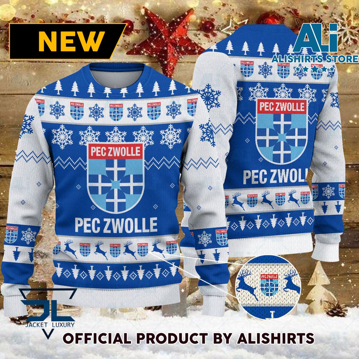 PEC Zwolle Eredivisie Ugly Christmas sweater