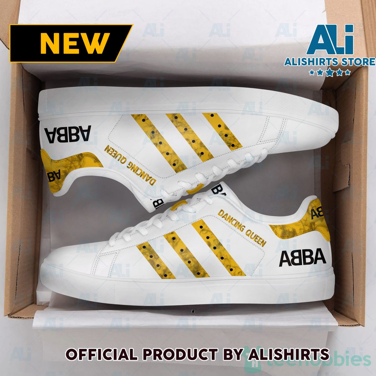 Abba Dancing Queen Adidas Stan Smith Low Top Skate Shoes