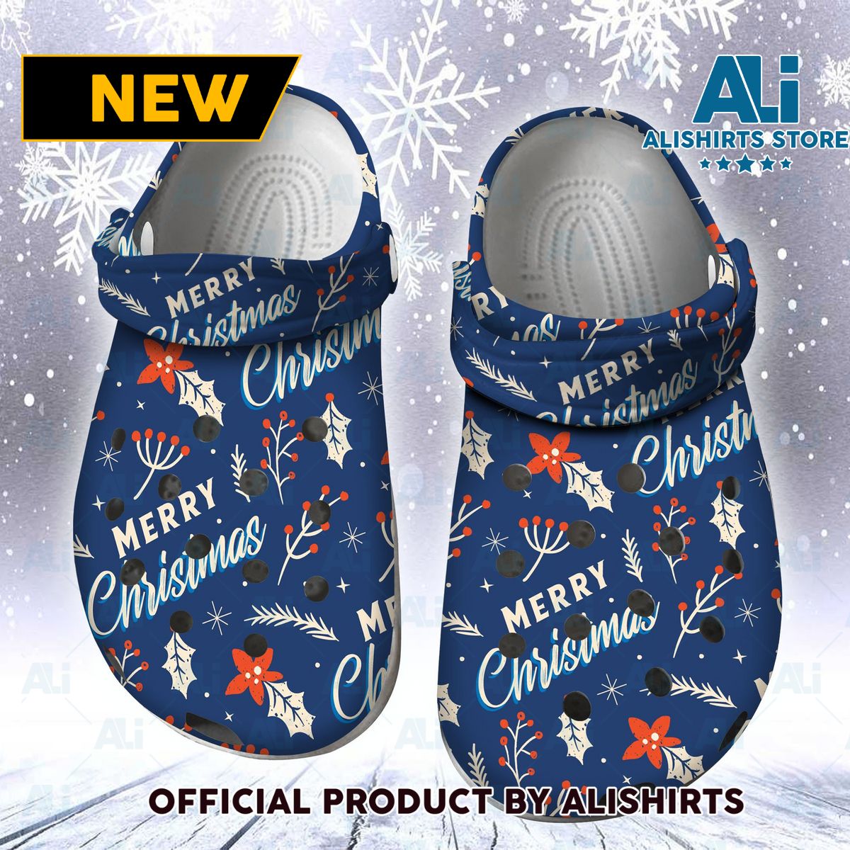 Merry Christmas Pattern Crocs Crocband Clogs Crocs Crocband Clog Shoes