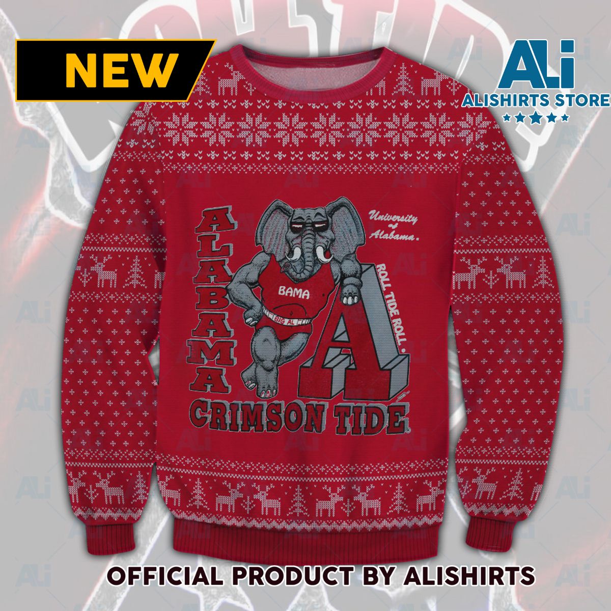 Alabama Crimson Tide Ugly Christmas Sweater