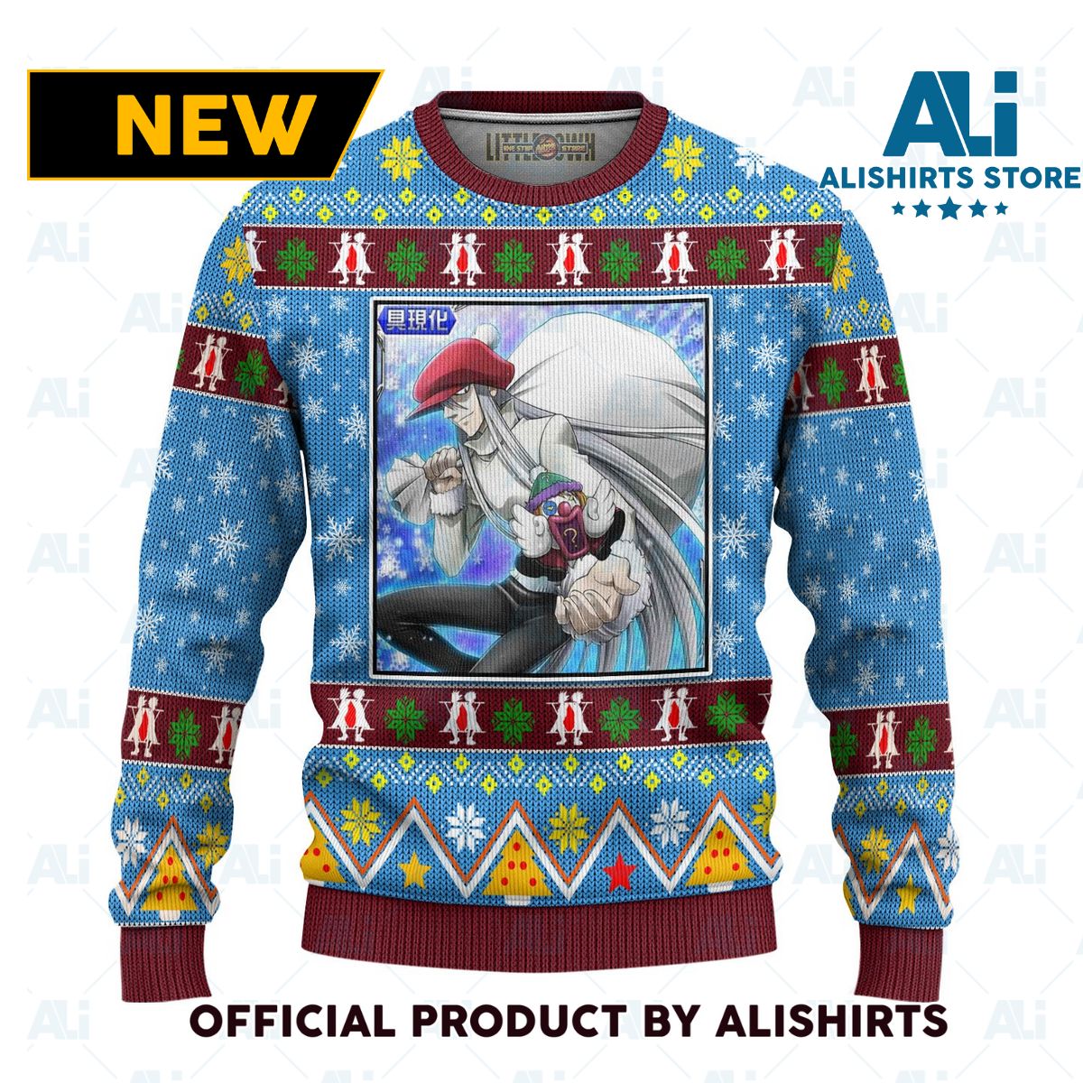 Kite Anime Ugly Christmas Sweater Hunter X Hunter