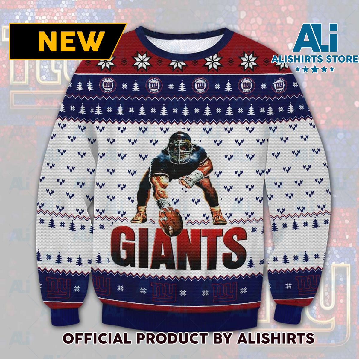 New York Giants MLB Ugly Christmas Sweater