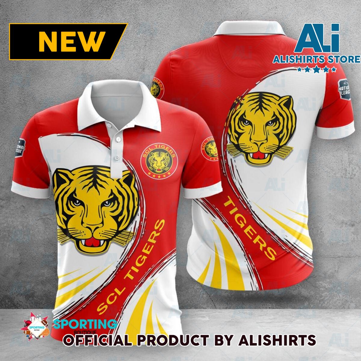 SCL Tigers Swiss League Hockey Polo