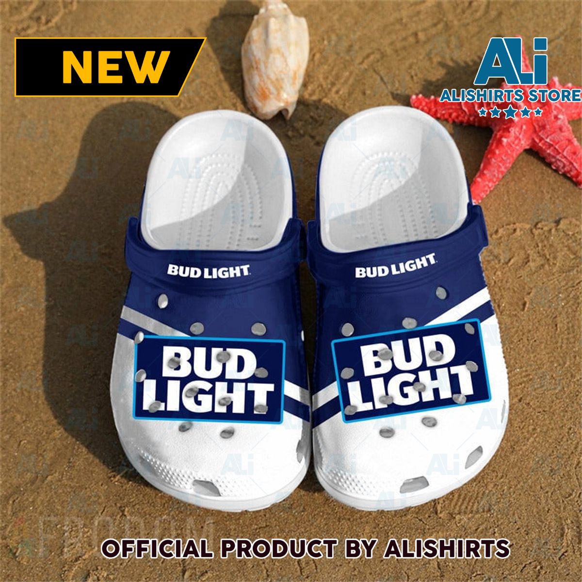 Summer Bud Light Classic Crocs Crocband Clogs ALI