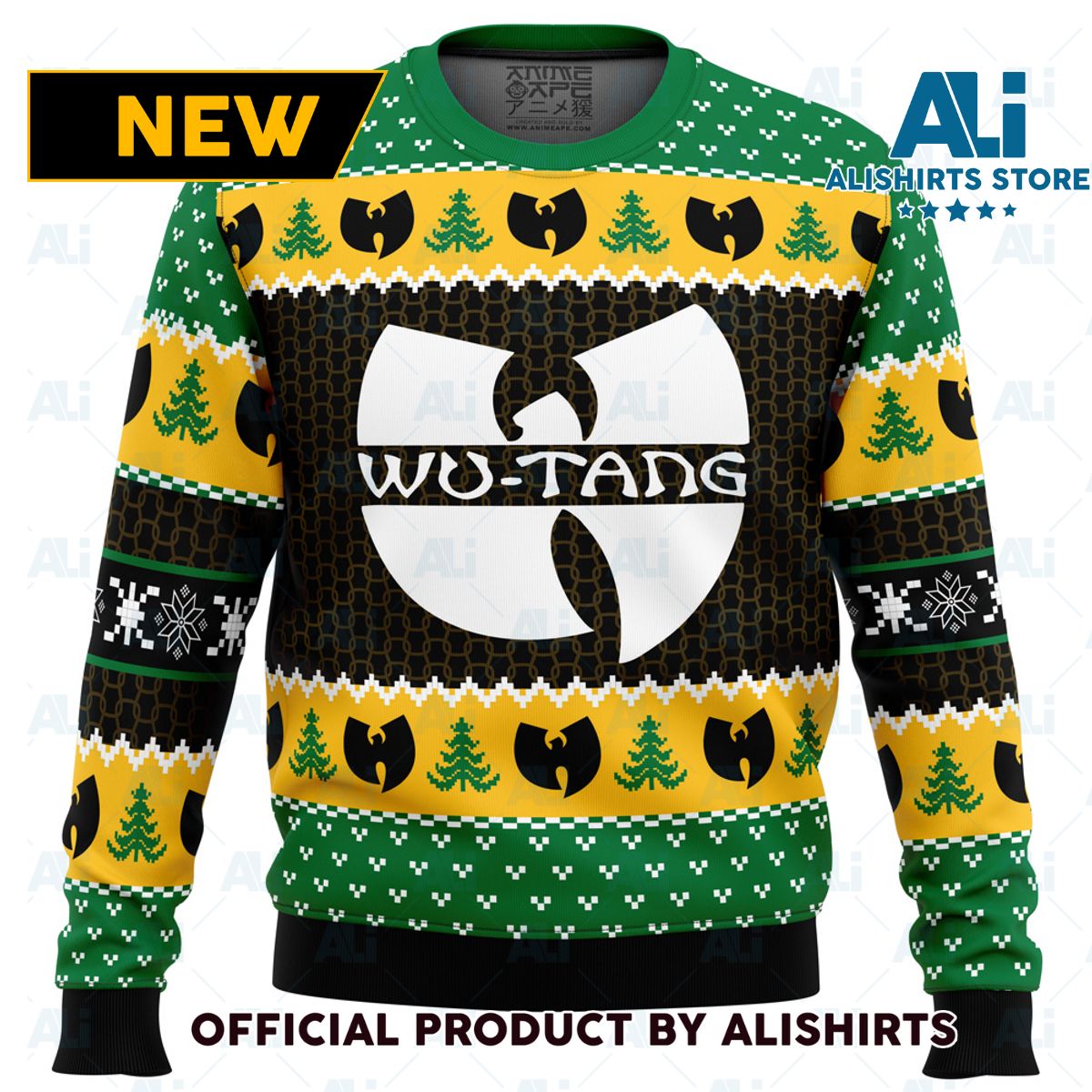 Yah Its Christmas Time Yo Wu Tang Clan Ugly Christmas Sweater