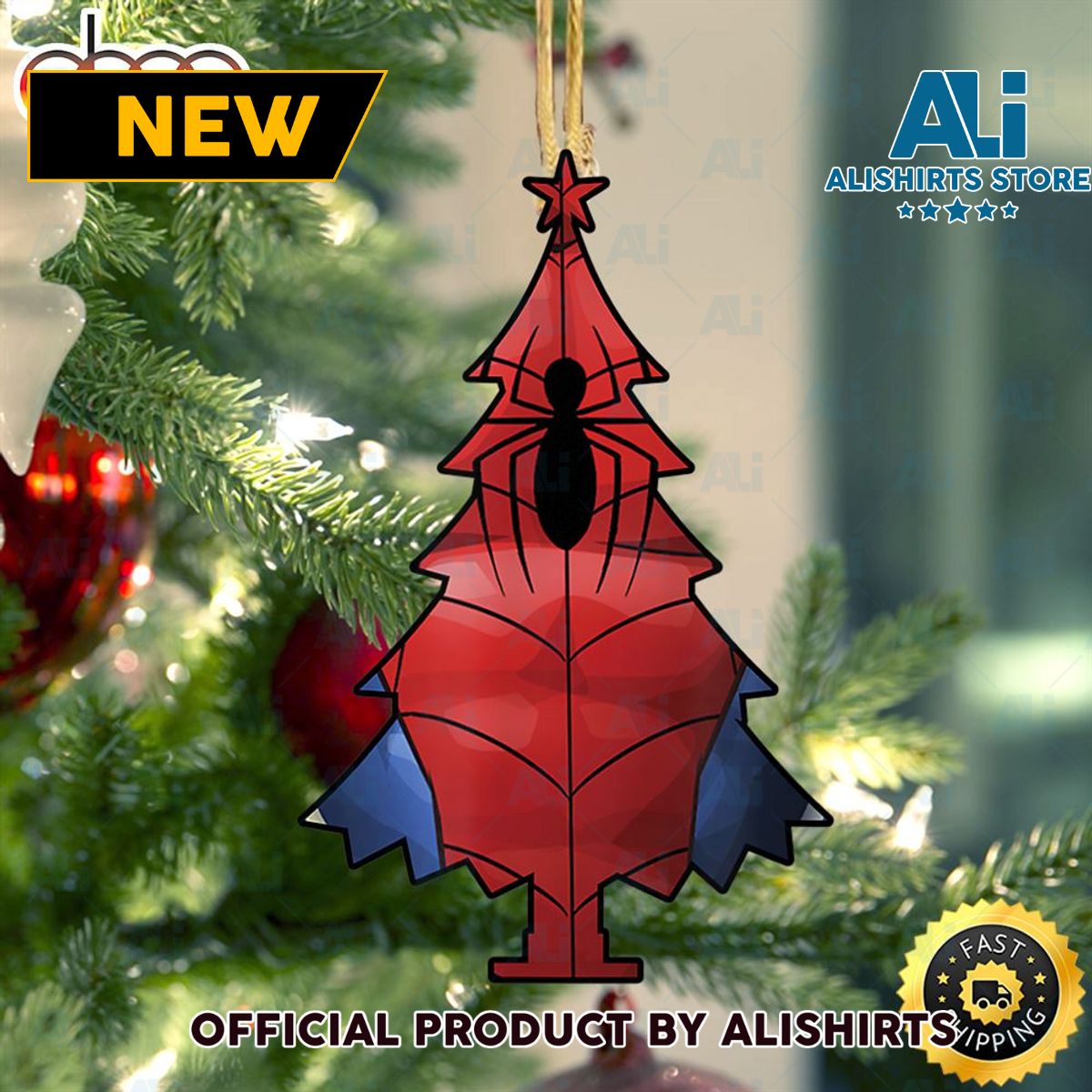 Marvel Christmas Spider Man Tree Marvel Ornaments