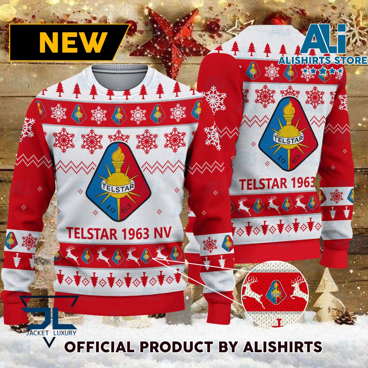 Telstar 1963 NV Eredivisie Ugly Christmas sweater