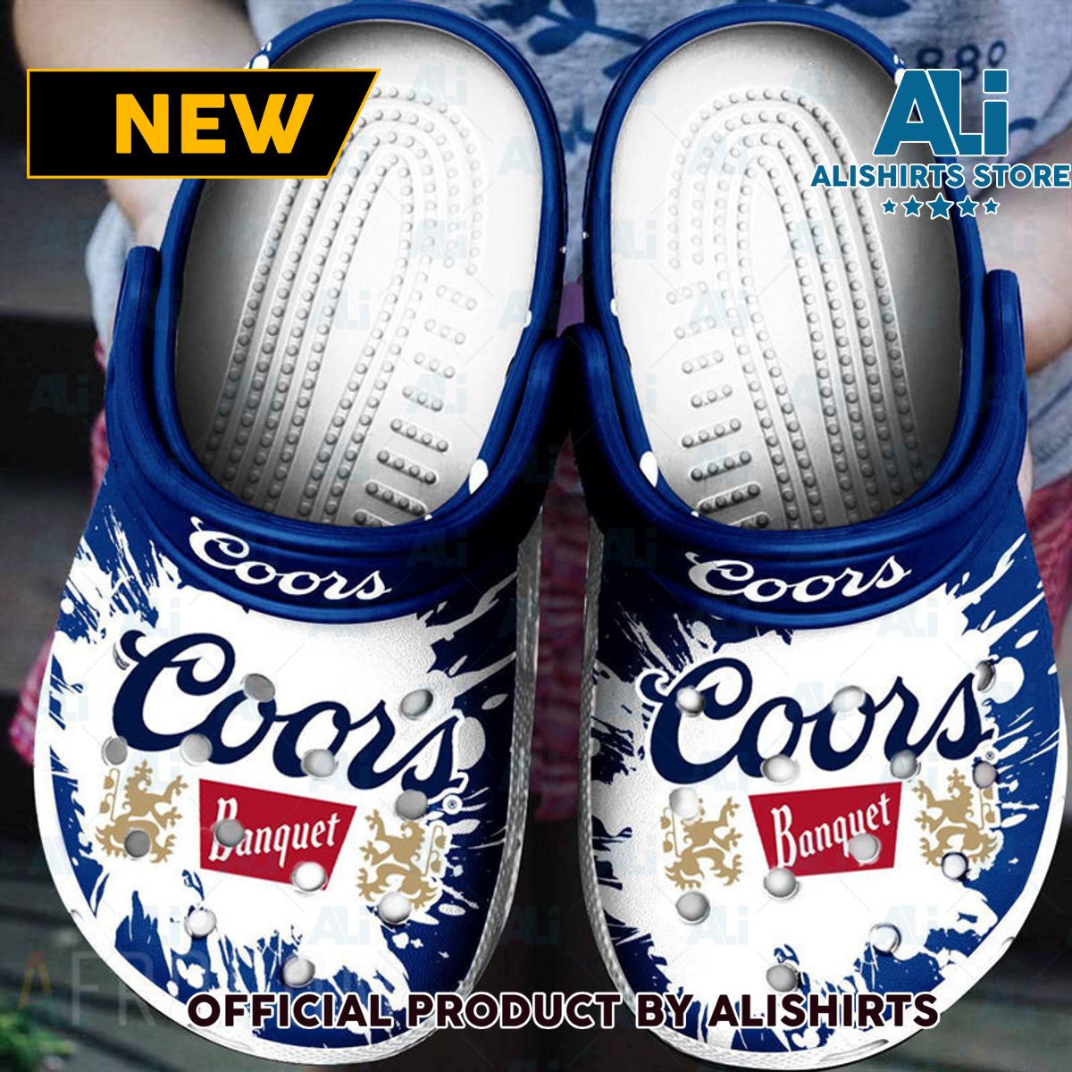 The Original Coors Banquet Classic Crocs Crocband Clogs ALI