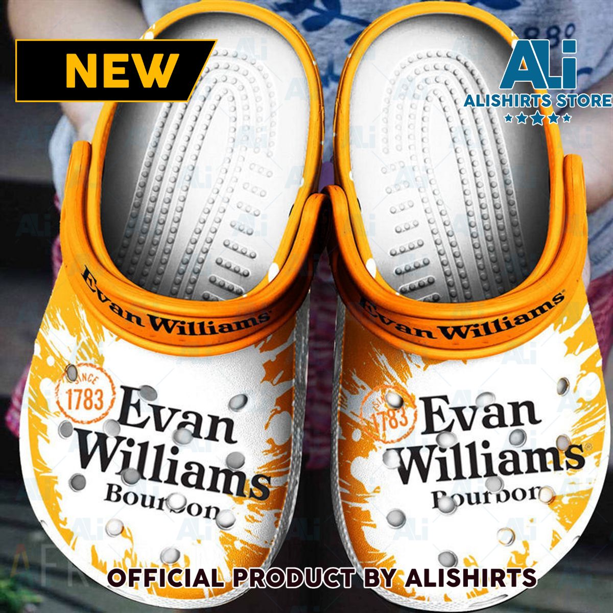 The Original Evan Williams Classic Crocs Crocband Clogs ALI