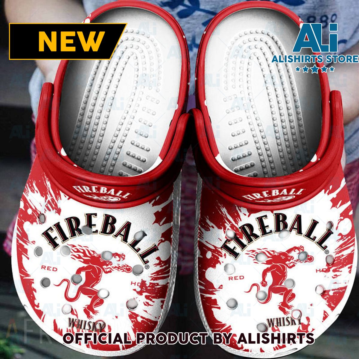 The Original Fireball Classic Crocs Crocband Clogs ALI