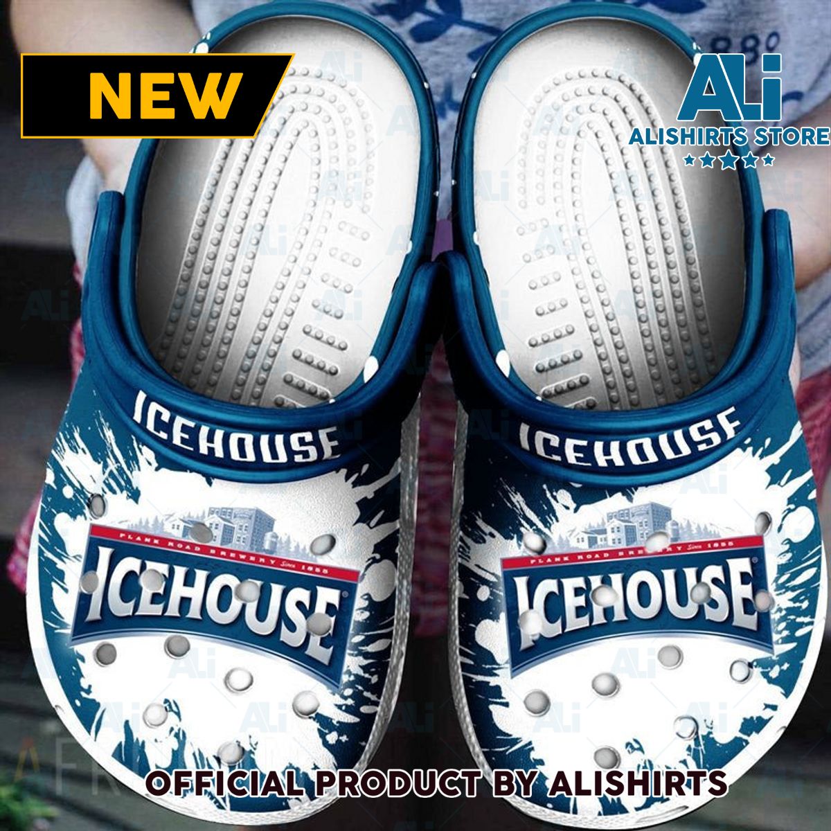 The Original Icehouse Beer Classic Crocs Crocband Clogs ALI