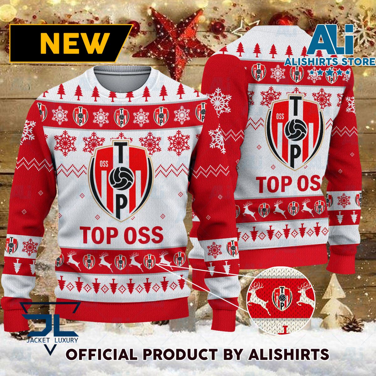 TOP Oss Eredivisie Ugly Christmas sweater