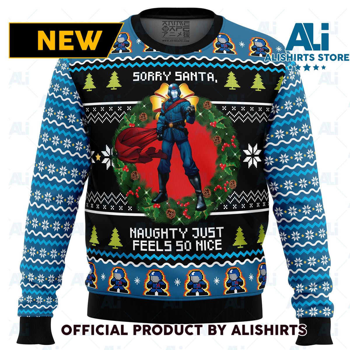 Cobra Commander Christmas Ugly Christmas Sweater