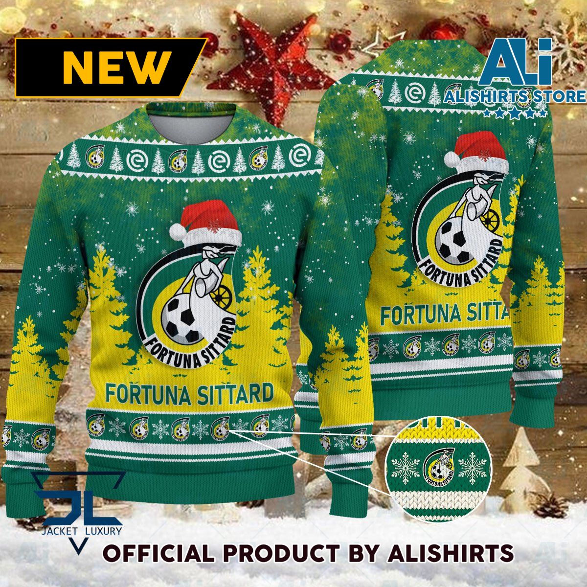 Fortuna Sittard Eredivisie Ugly Christmas sweater