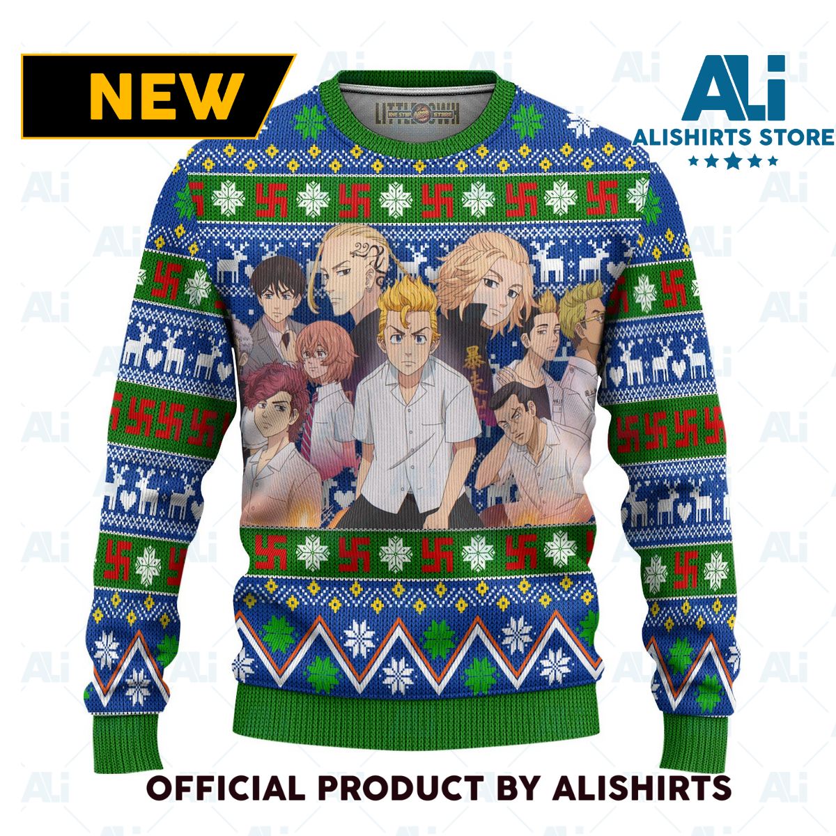 Tokyo Revengers Anime Ugly Christmas Sweater Custom