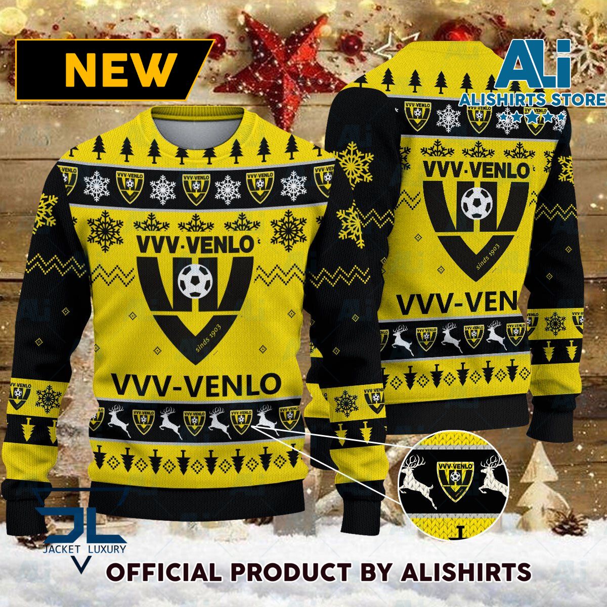 VVV-Venlo Eredivisie Ugly Christmas sweater