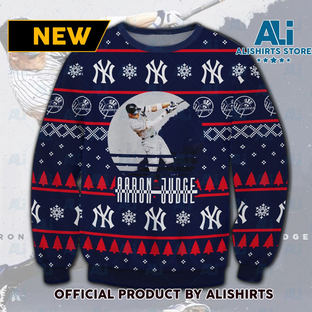 Aaron Jugde New York Yankees Ugly Sweater