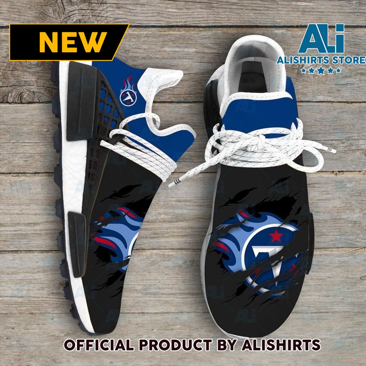 Tennessee Titans NFL Sport Teams NMD Human Race Adidas NMD Sneakers