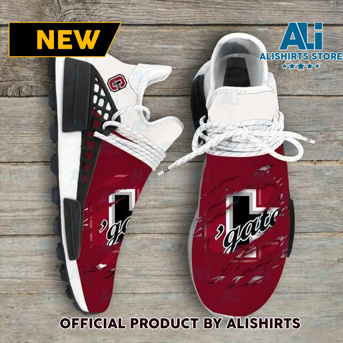 Colgate Raiders Ncaa NMD Human Race shoes