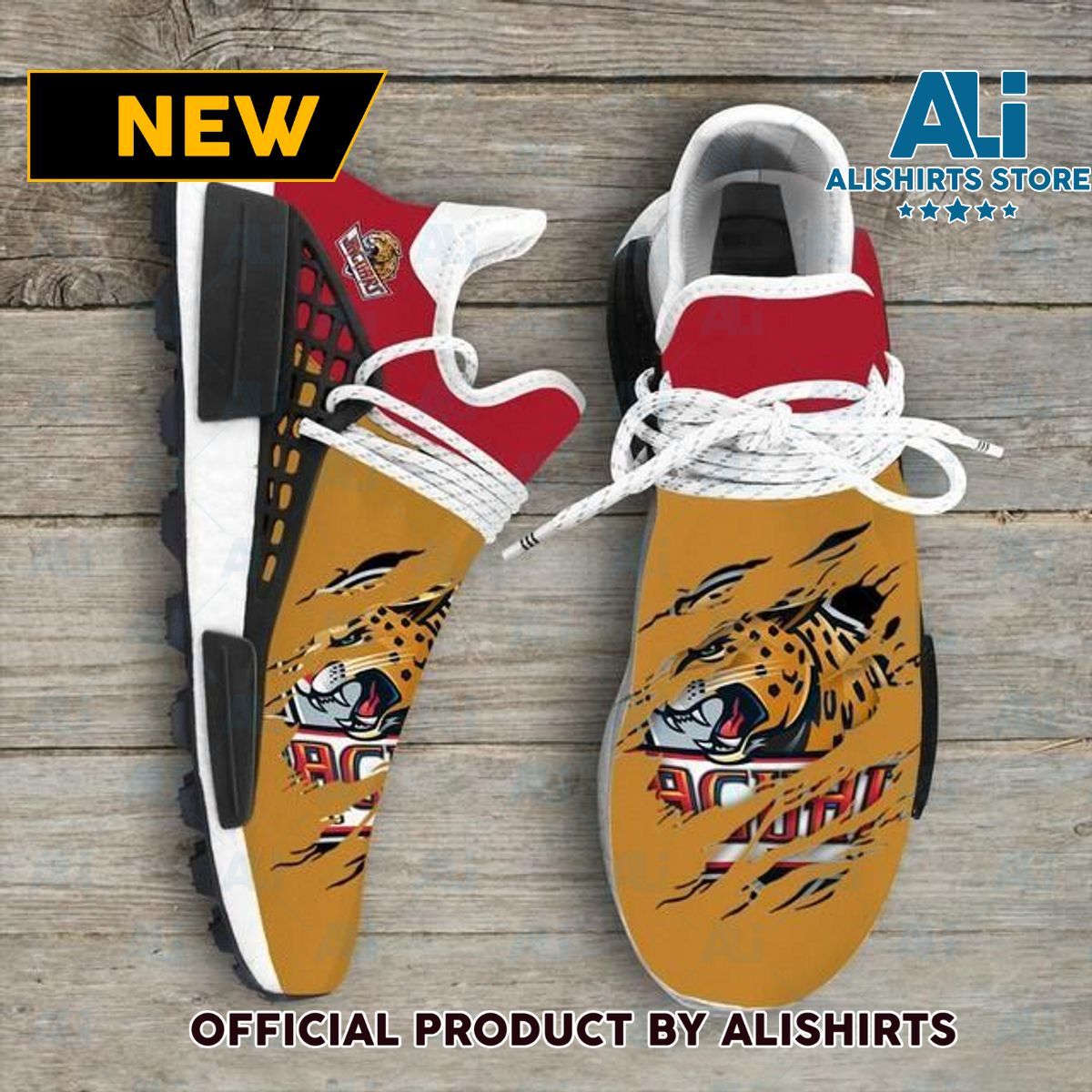 Iupui Jaguars Ncaa NMD Human Race shoes  Adidas NMD Sneakers