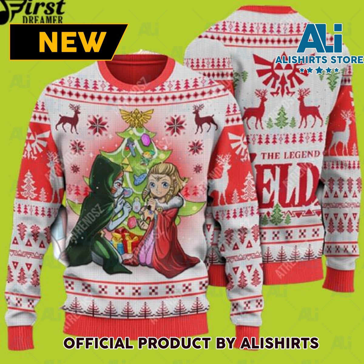 Legend Of Zelda Sweater Zelda Twilight Princess Christmas Ugly Sweater