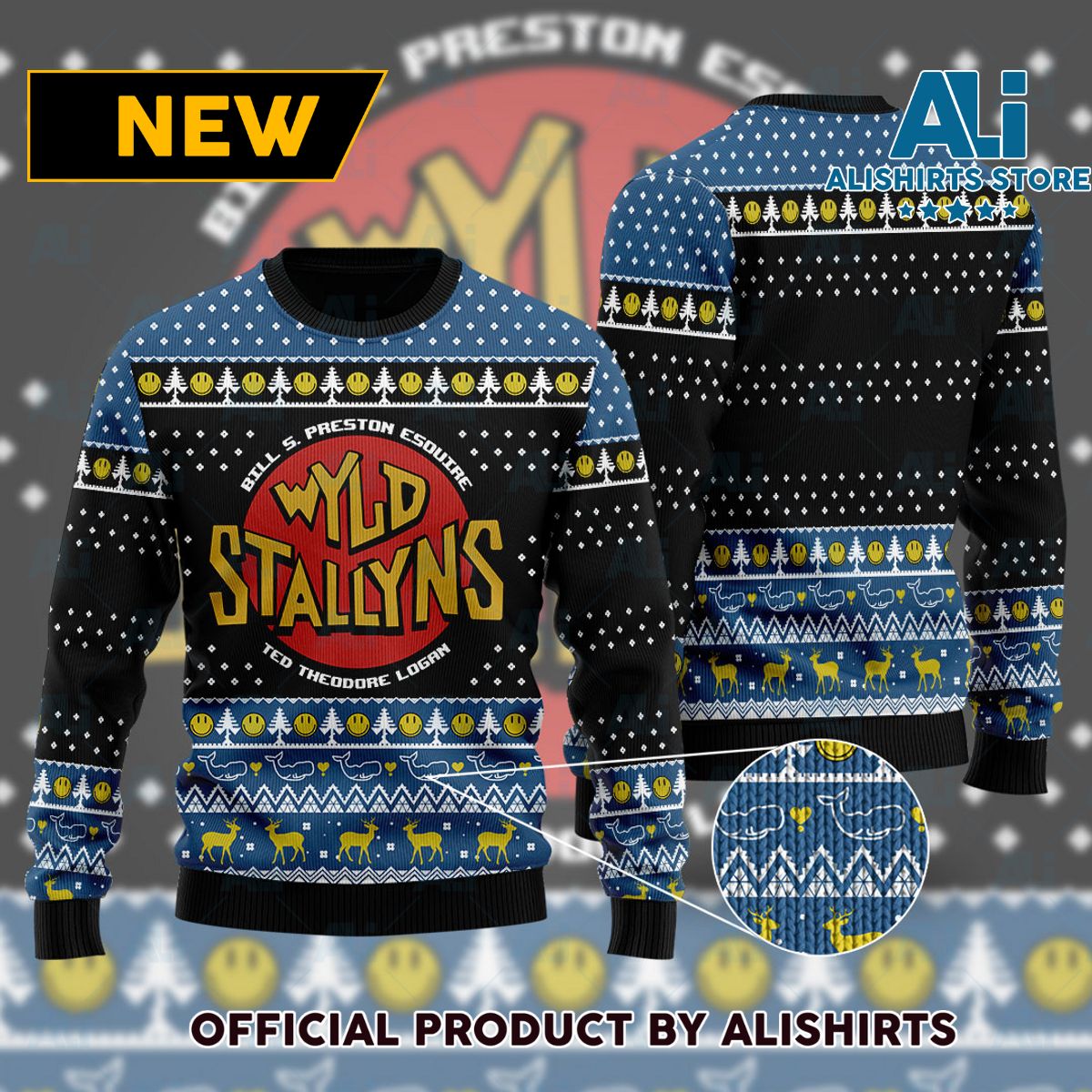 Bill And Ted Wyld Stallyns sweater