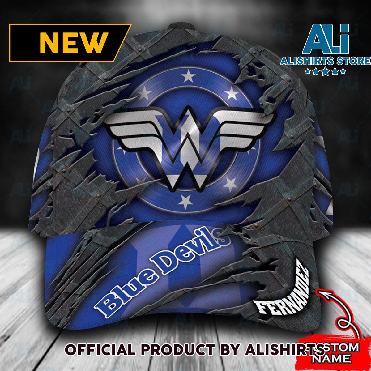 Personalized Duke Blue Devils Wonder Woman Logo Classic Cap