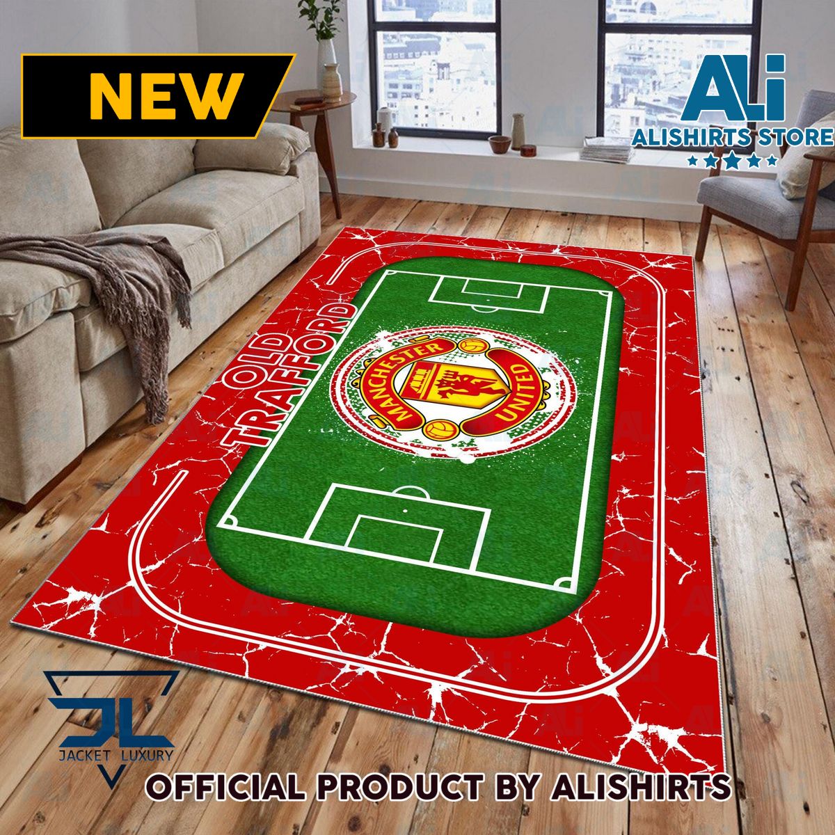 Manchester United FC EPL Team Rug Carpet