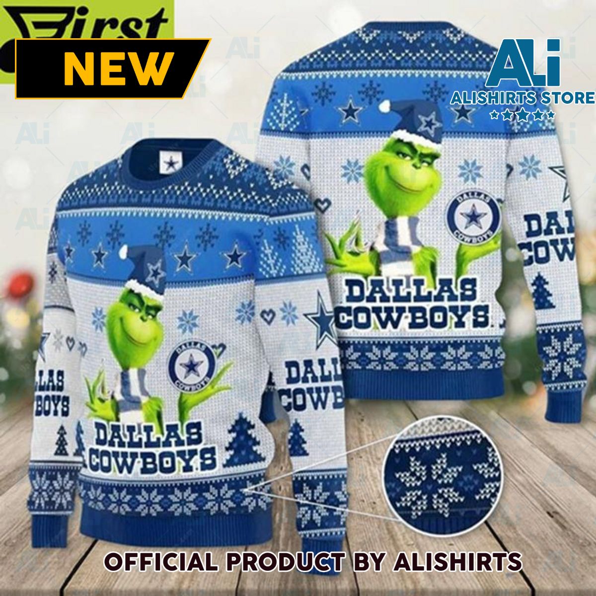 Dallas Cowboys Ugly Sweater Grinch Dallas Cowboys Ugly Christmas Sweater For Christmas