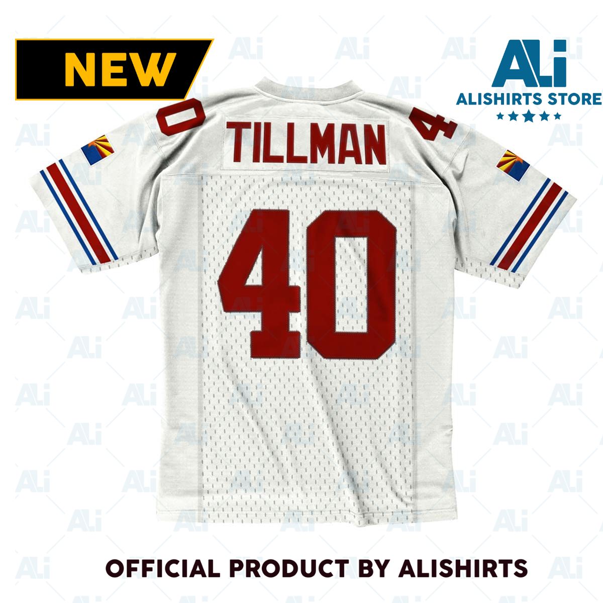 Mitchell and Ness Arizona Cardinals Pat Tillman  40 Replica NFL Football Jersey