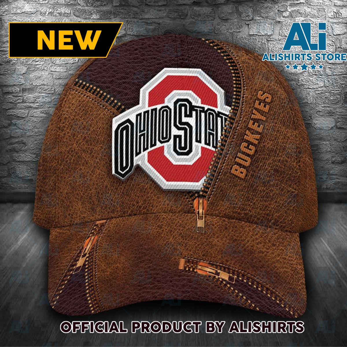Personalized Ohio State Buckeyes Zip Classic Cap