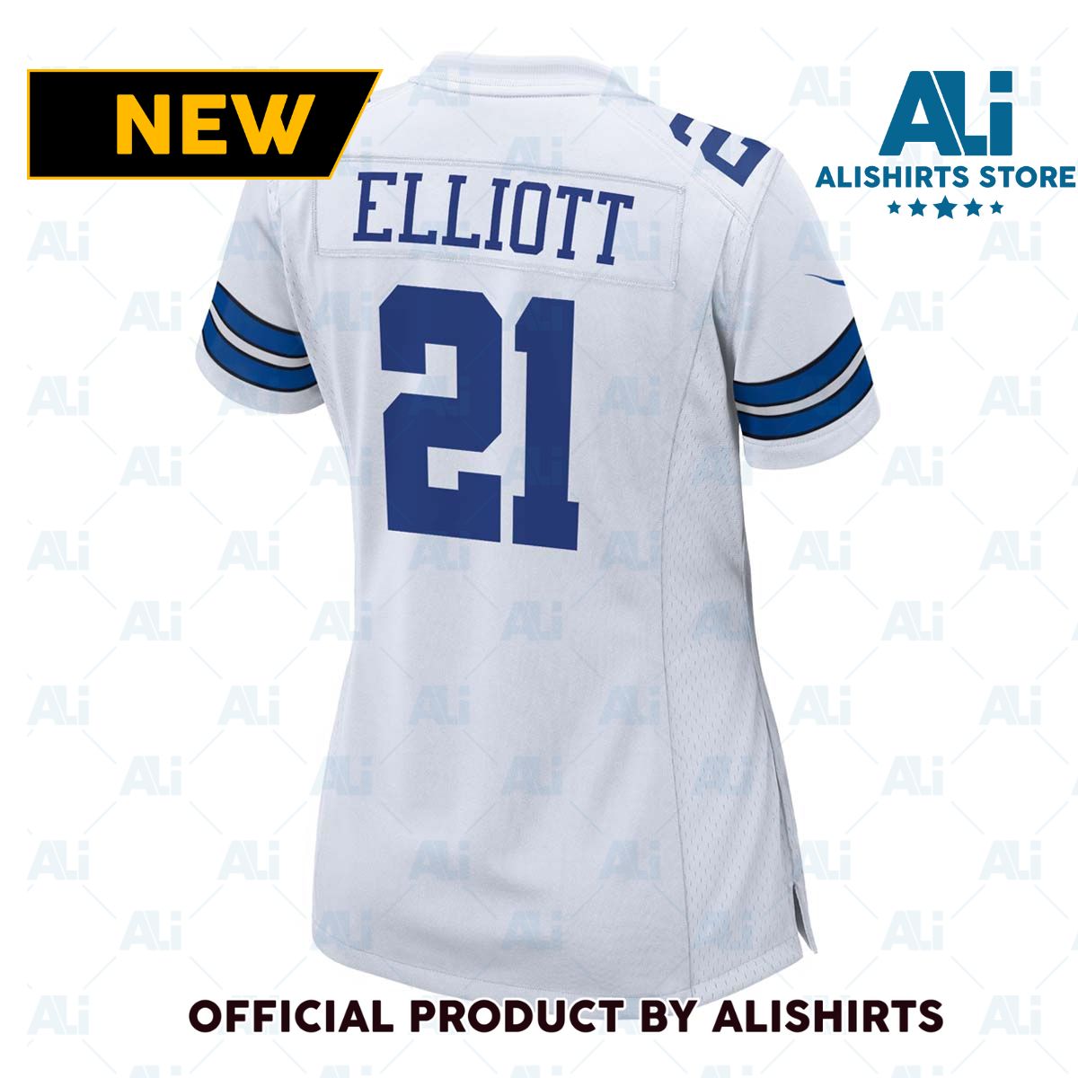 Nike Women's Dallas Cowboys Ezekiel Elliott  21 Ezekiel Elliottt Game NFL Football Jersey