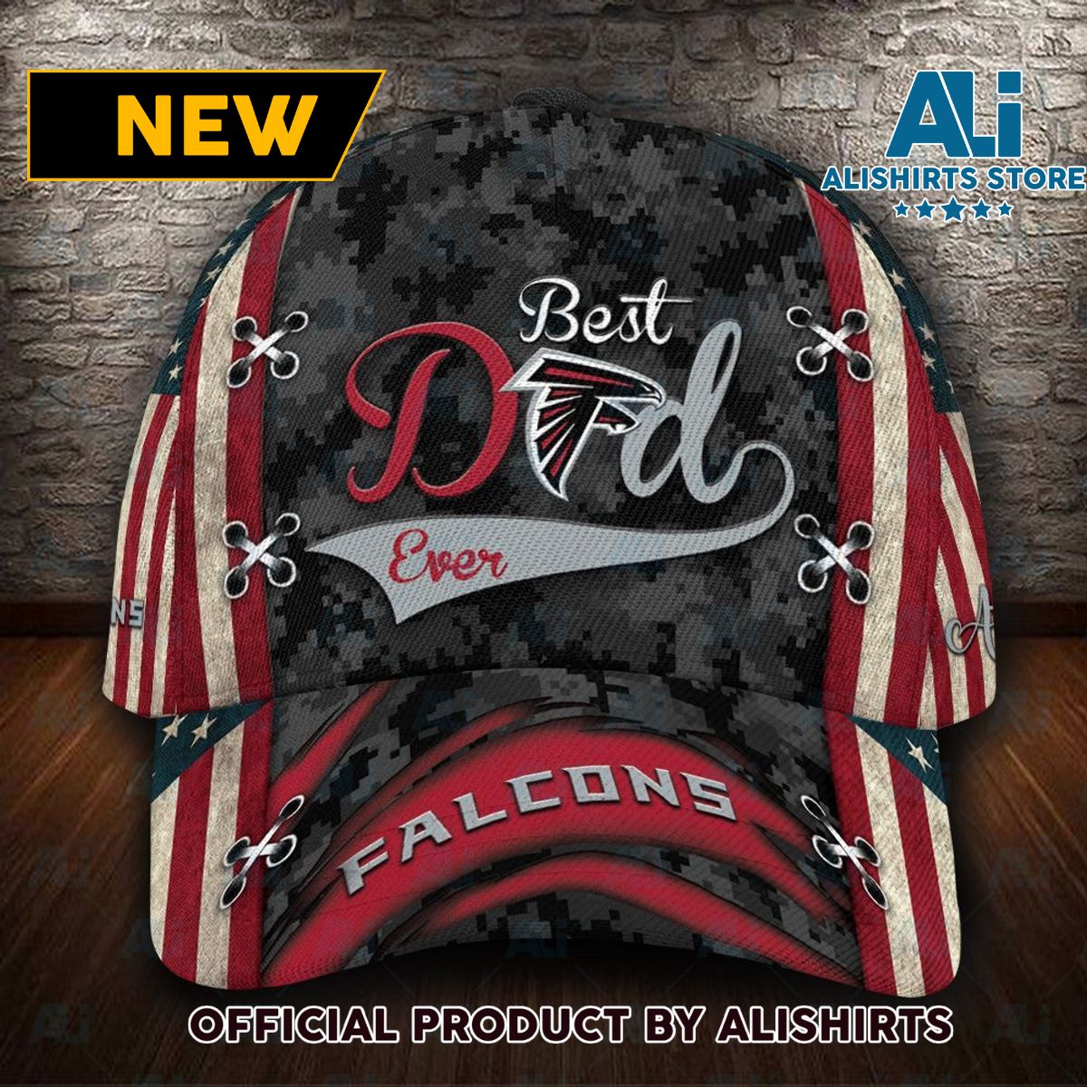 Personalized Atlanta Falcons Best Dad Classic Cap