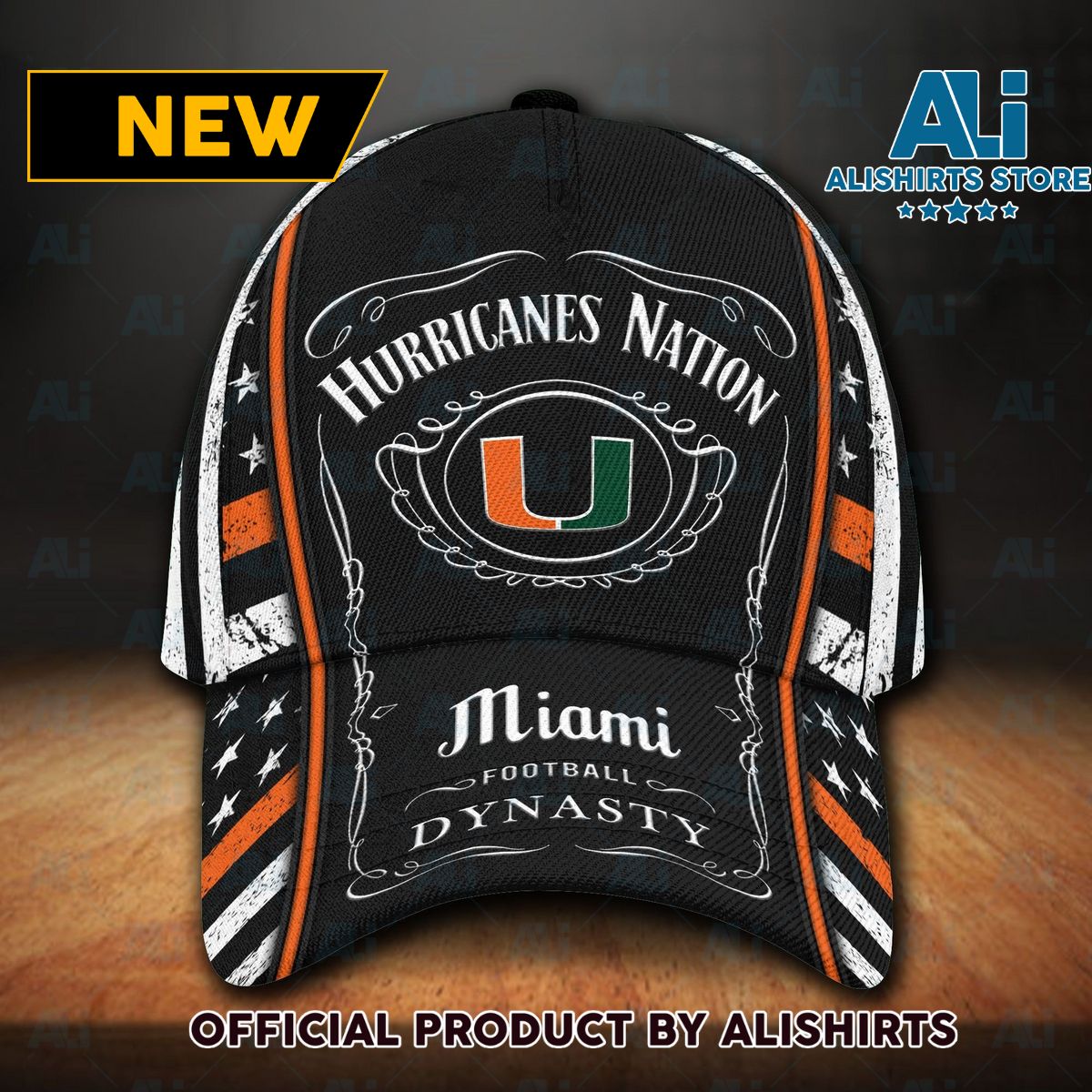 Miami Hurricanes Jack Daniel Classic Cap