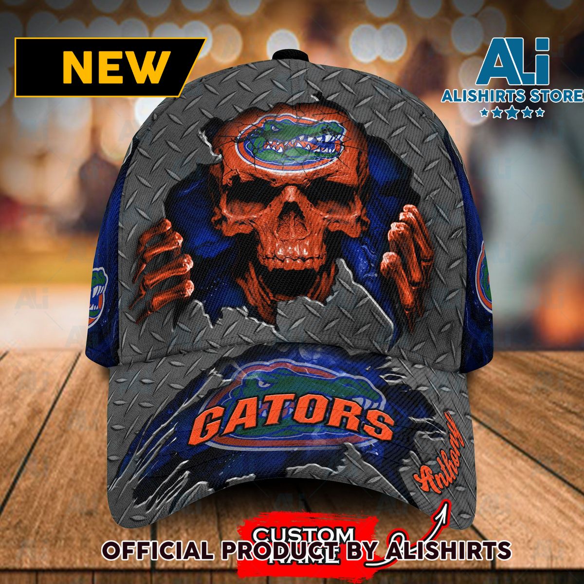 Personalized Florida Gators Skeleton Classic Cap