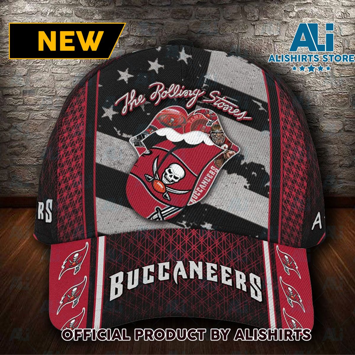 Personalized Tampa Bay Buccaneers The Rolling Stones Classic Cap