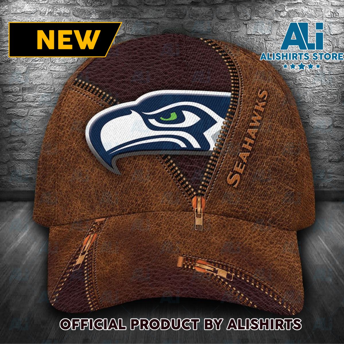 Personalized Seattle Seahawks Zip Classic Cap