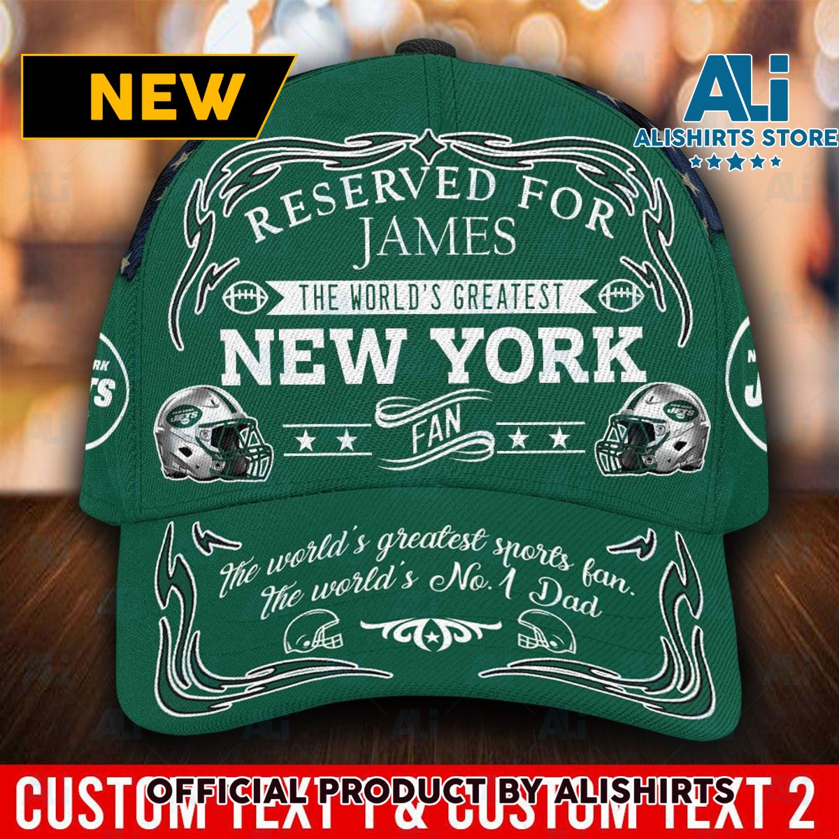 Personalized New York Jets World Greatest Fan Classic Cap