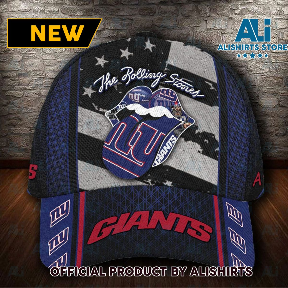 Personalized New York Giants The Rolling Stones Classic Cap